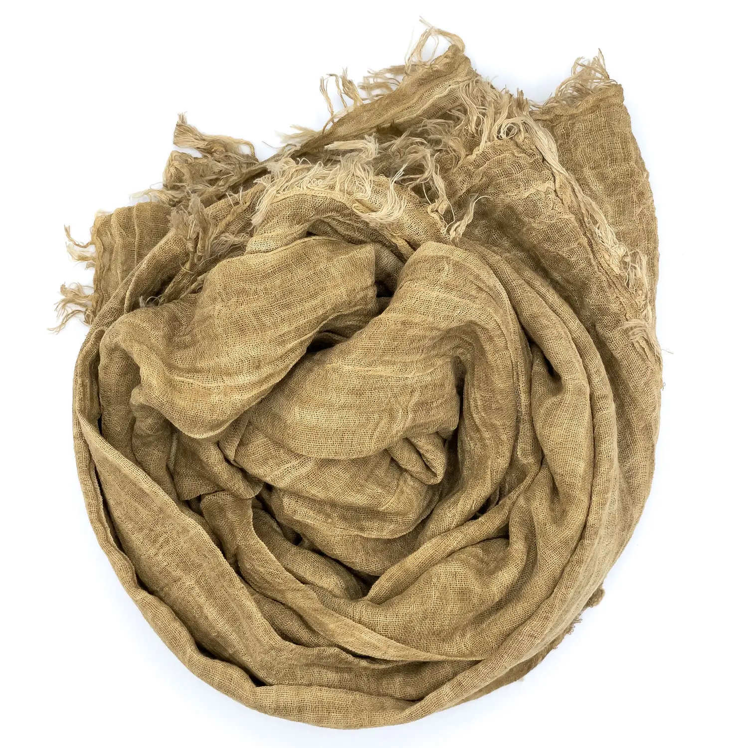 شال لینن کرم شکلاتی